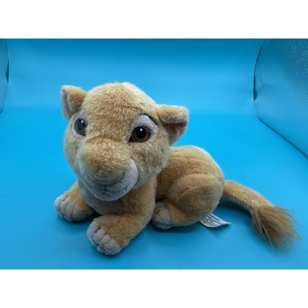Vintage Disney World Disneyland The Lion King Baby Nala Stuffed Cub Plush 8"